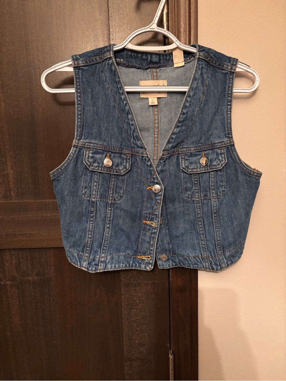 Universal Thread Blue Denim Vest Storage Organizer